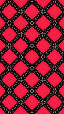 Süslü geometrik desen ve soyut çok renkli arka plan