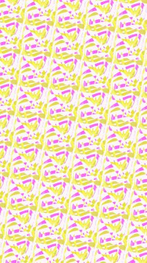 Süslü geometrik desen ve soyut renkli arka plan