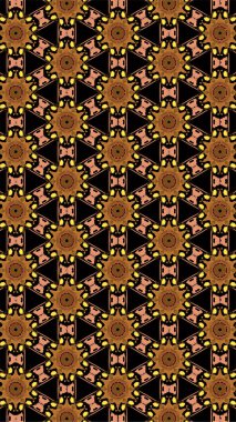 Süslü geometrik desen ve soyut çok renkli arka plan