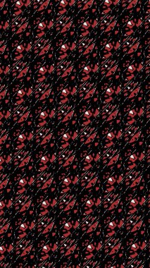 Süslü geometrik desen ve soyut renkli arka plan