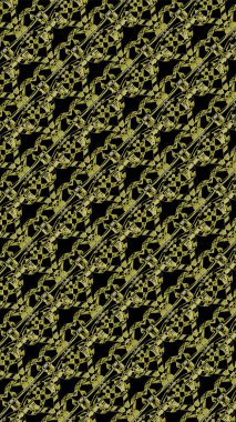 Süslü geometrik desen ve soyut renkli arka plan