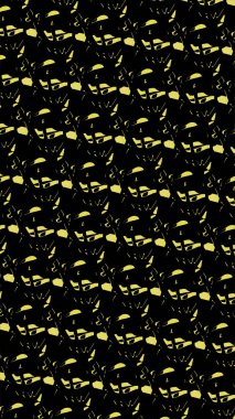 Süslü geometrik desen ve soyut renkli arka plan