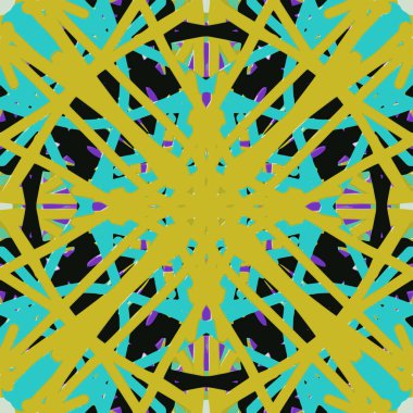 Desen kiremit, süslü geometrik desen ve soyut renkli arka plan