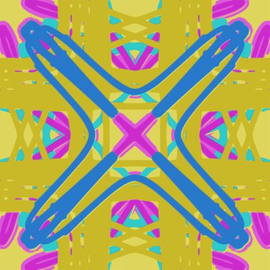 Desen kiremit, süslü geometrik desen ve soyut renkli arka plan