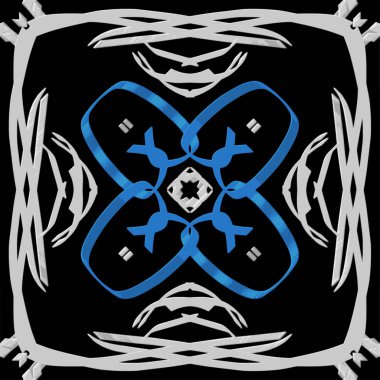 Desen kiremit, süslü geometrik desen ve soyut renkli arka plan