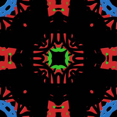 Desen kiremit, süslü geometrik desen ve soyut renkli arka plan