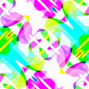 Desen kiremit, süslü geometrik desen ve soyut renkli arka plan