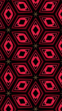 Süslü geometrik desen ve soyut çok renkli arka plan