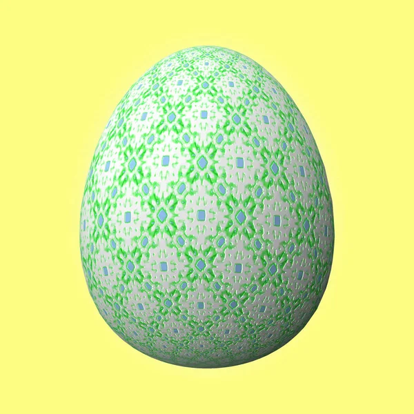 Happy Easter Frohe Ostern Kunstzinnig Ontworpen Kleurrijke Paasei Illustratie Gele — Stockfoto