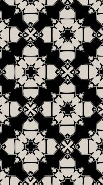 Süslü geometrik desen ve soyut çok renkli arka plan