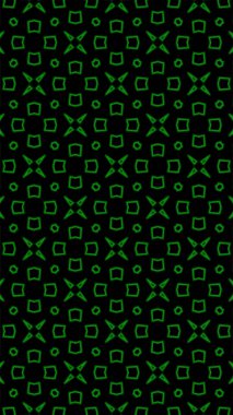 Süslü geometrik desen ve soyut renkli arka plan