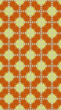 Süslü geometrik desen ve soyut renkli arka plan