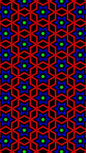 Ornate Geometric Pattern Abstract Colored Background — Stock Photo, Image