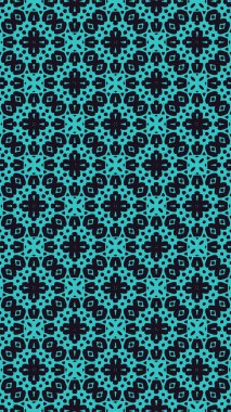 Süslü geometrik desen ve iki tonlu soyut arka plan