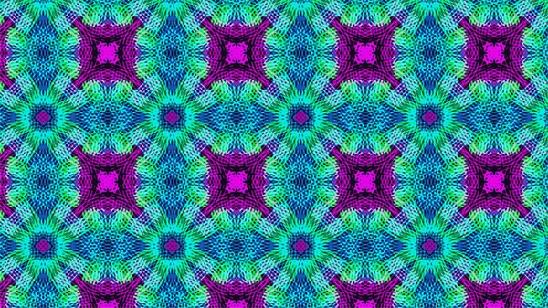 Patrón Geométrico Adornado Fondo Multicolor Ingeniosamente Abstracto — Foto de Stock