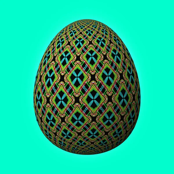 Feliz Pascua Frohe Ostern Huevo Pascua Artísticamente Diseñado Colorido Ilustración —  Fotos de Stock