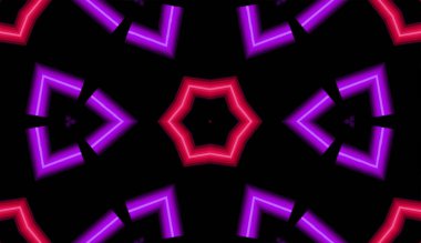 Süslü geometrik desen ve ustaca soyut çok renkli arka plan