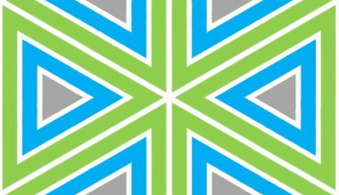 Süslü geometrik desen ve ustaca soyut çok renkli arka plan