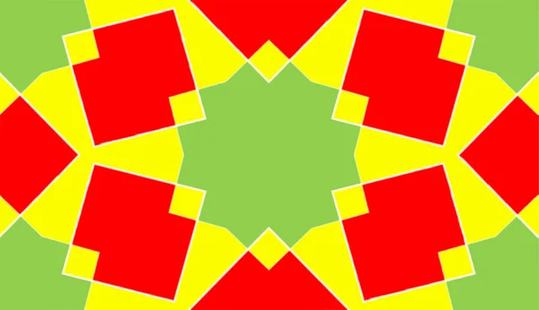 Motif Géométrique Orné Fond Multicolore Artistiquement Abstrait — Photo