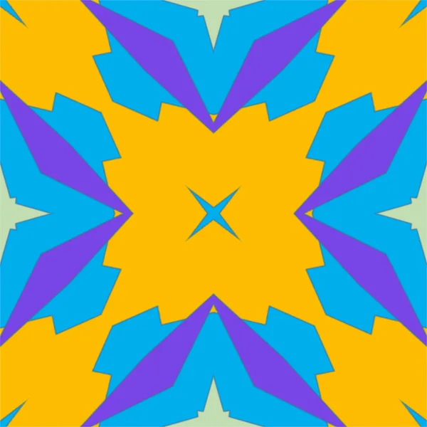 Tegola Del Modello Motivo Geometrico Ornato Sfondo Colorato Astratto — Foto Stock