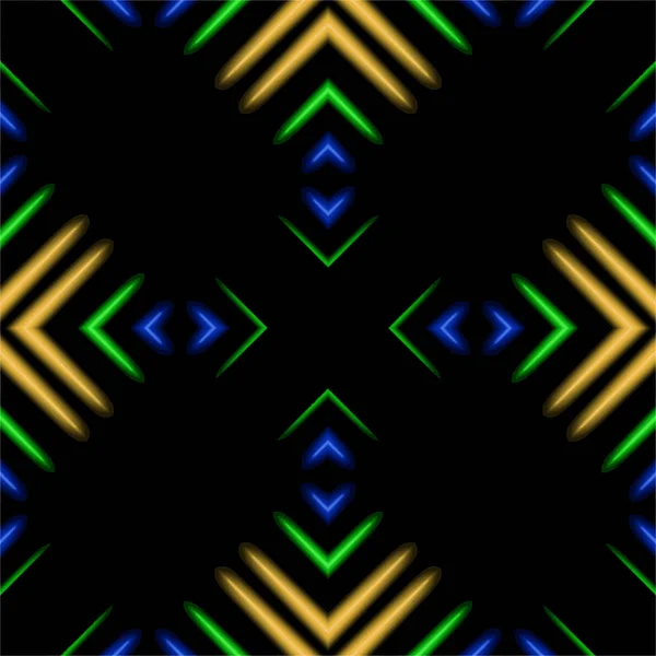 Musterfliese Kunstvolles Geometrisches Muster Und Abstrakter Farbiger Hintergrund — Stockfoto