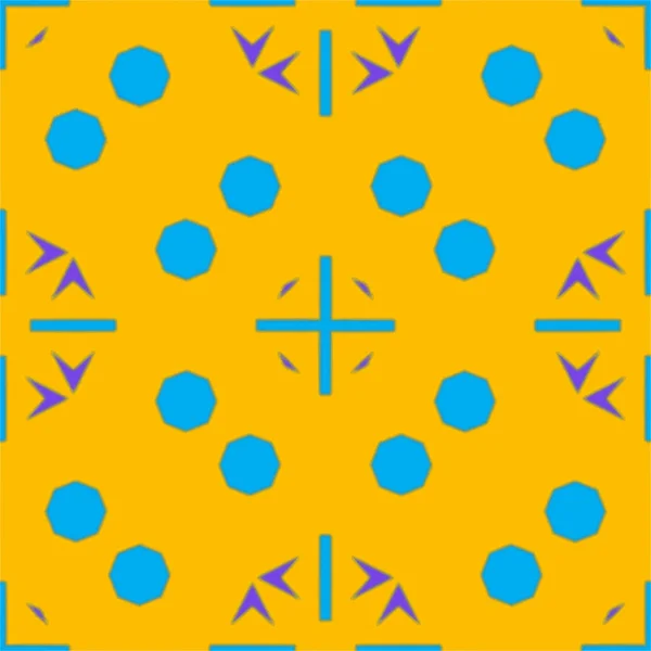 Azulejo Patrón Patrón Geométrico Adornado Fondo Color Abstracto — Foto de Stock