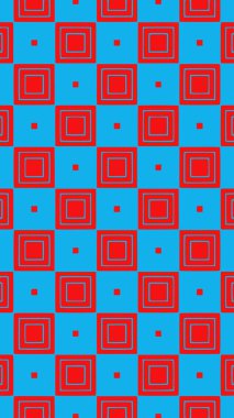 Süslü geometrik desen ve iki tonlu soyut arka plan