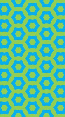 Süslü geometrik desen ve iki tonlu soyut arka plan