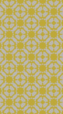 Süslü geometrik desen ve iki tonlu soyut arka plan