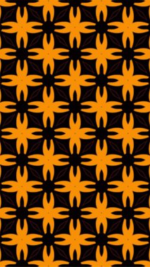 Süslü geometrik desen ve soyut renkli arka plan