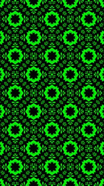 Süslü geometrik desen ve soyut renkli arka plan