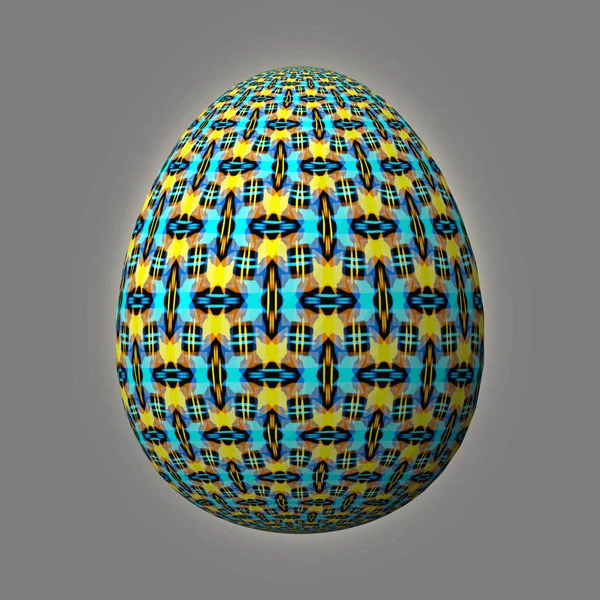 Happy Easter Frohe Ostern Pomysłowo Zaprojektowane Kolorowe Easter Egg Ilustracja — Zdjęcie stockowe