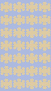 Süslü geometrik desen ve iki tonlu soyut arka plan