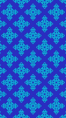 Süslü geometrik desen ve iki tonlu soyut arka plan