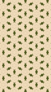 Süslü geometrik desen ve iki tonlu soyut arka plan