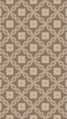 Süslü geometrik desen ve iki tonlu soyut arka plan