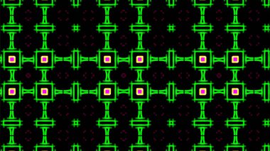 Süslü geometrik desen ve ustaca soyut çok renkli arka plan