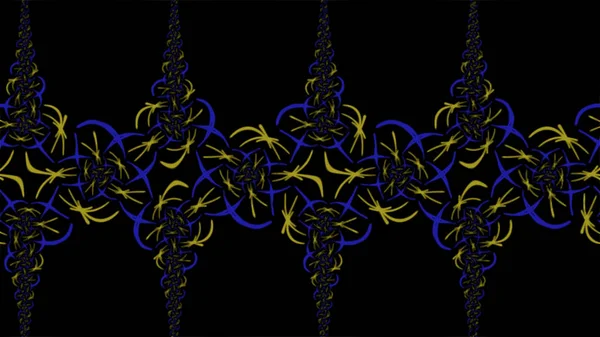 Patrón Geométrico Adornado Fondo Multicolor Ingeniosamente Abstracto — Foto de Stock