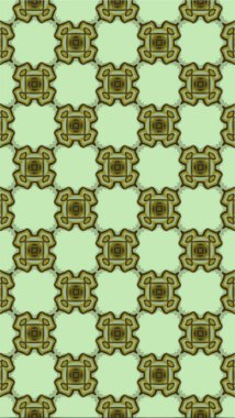 Süslü geometrik desen ve soyut renkli arka plan