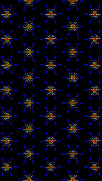 Περίτεχνο Γεωμετρικό Μοτίβο Και Αφηρημένο Χρωματιστό Φόντο — Φωτογραφία Αρχείου