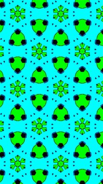 Süslü geometrik desen ve soyut çok renkli arka plan