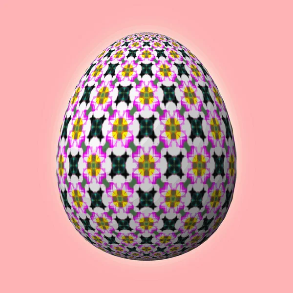 Happy Easter Frohe Ostern Pomysłowo Zaprojektowane Kolorowe Easter Egg Ilustracja — Zdjęcie stockowe