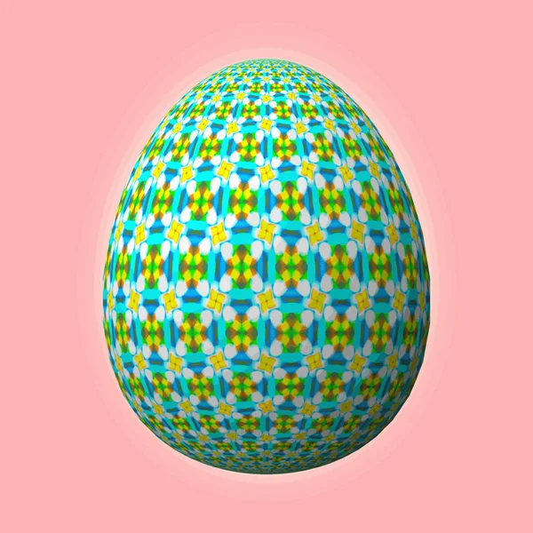 Šťastné Velikonoce Froit Ostern Výtvarně Navržené Barevné Velikonoční Vajíčko Ilustrace — Stock fotografie