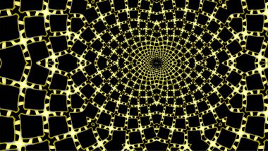 Süslü geometrik desen ve ustaca soyut çok renkli arka plan