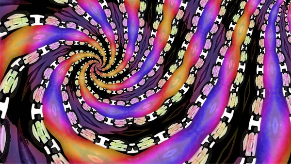 Прикрашений Геометричний Візерунок Художньо Абстрактний Різнокольоровий Фон — стокове фото