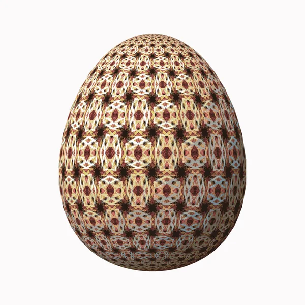 Happy Easter Frohe Ostern Kunstzinnig Ontworpen Kleurrijke Paasei Illustratie Witte — Stockfoto