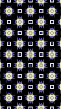 Süslü geometrik desen ve soyut çok renkli arka plan