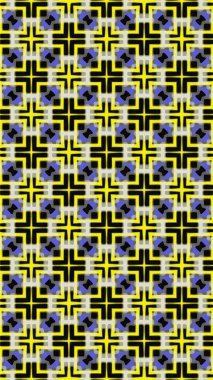 Süslü geometrik desen ve soyut çok renkli arka plan