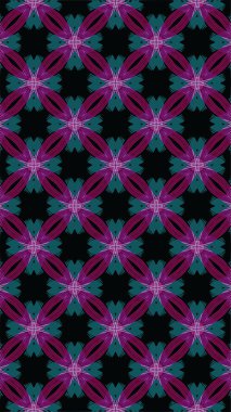 Süslü geometrik desen ve soyut çok renkli arka plan