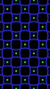 Süslü geometrik desen ve soyut renkli arka plan